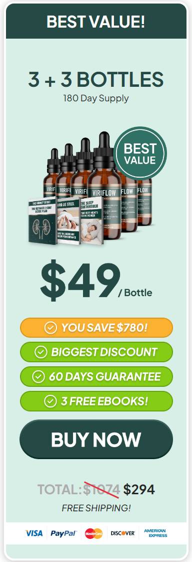 ViriFlow - 6 - Bottles Buy Order
